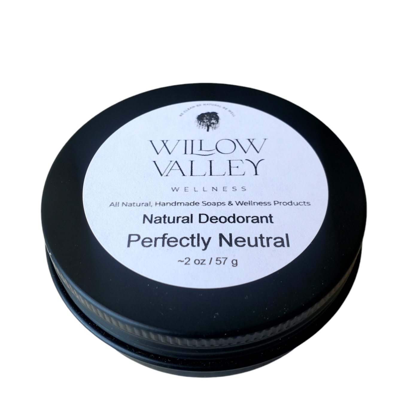Essential Wellness Bundle deodorant—natural, chemical-free odor protection with mango butter, shea & coconut oil.