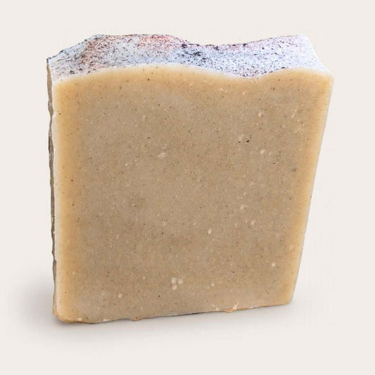 Gardeners exfoliating soap bar with pumice and walnut shell