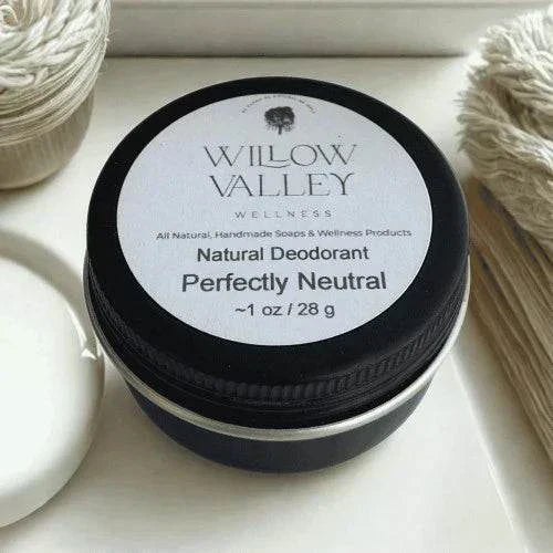 1 oz Perfectly Neutral plastic-free natural deodorant paste made in Canada